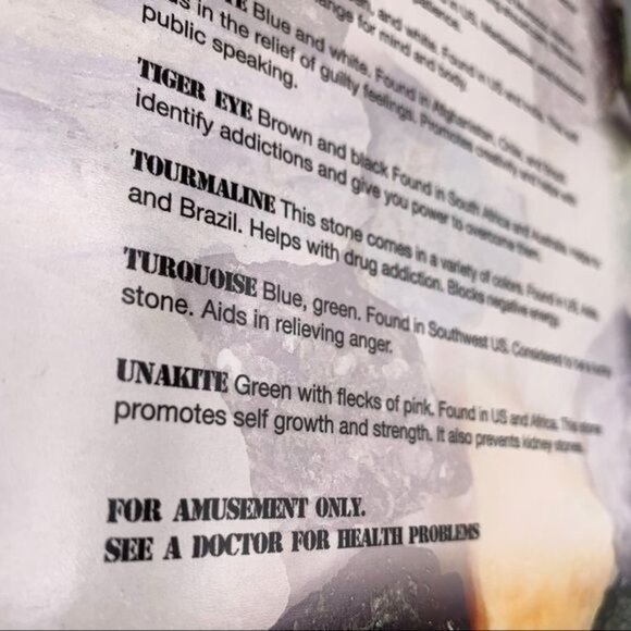 Healing Crystal & Stone Reference Sheet: Descriptions, Origins, Meanings - Picture 4 of 5